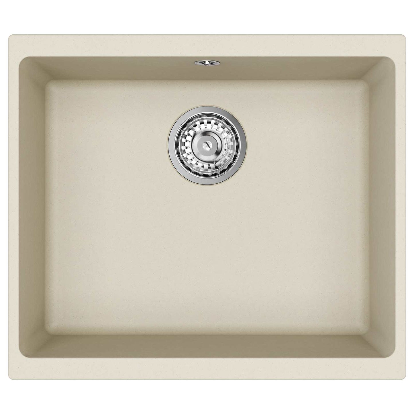 vidaXL Sink Beige 530 x 460 mm 80% Quartz and 20% Resin