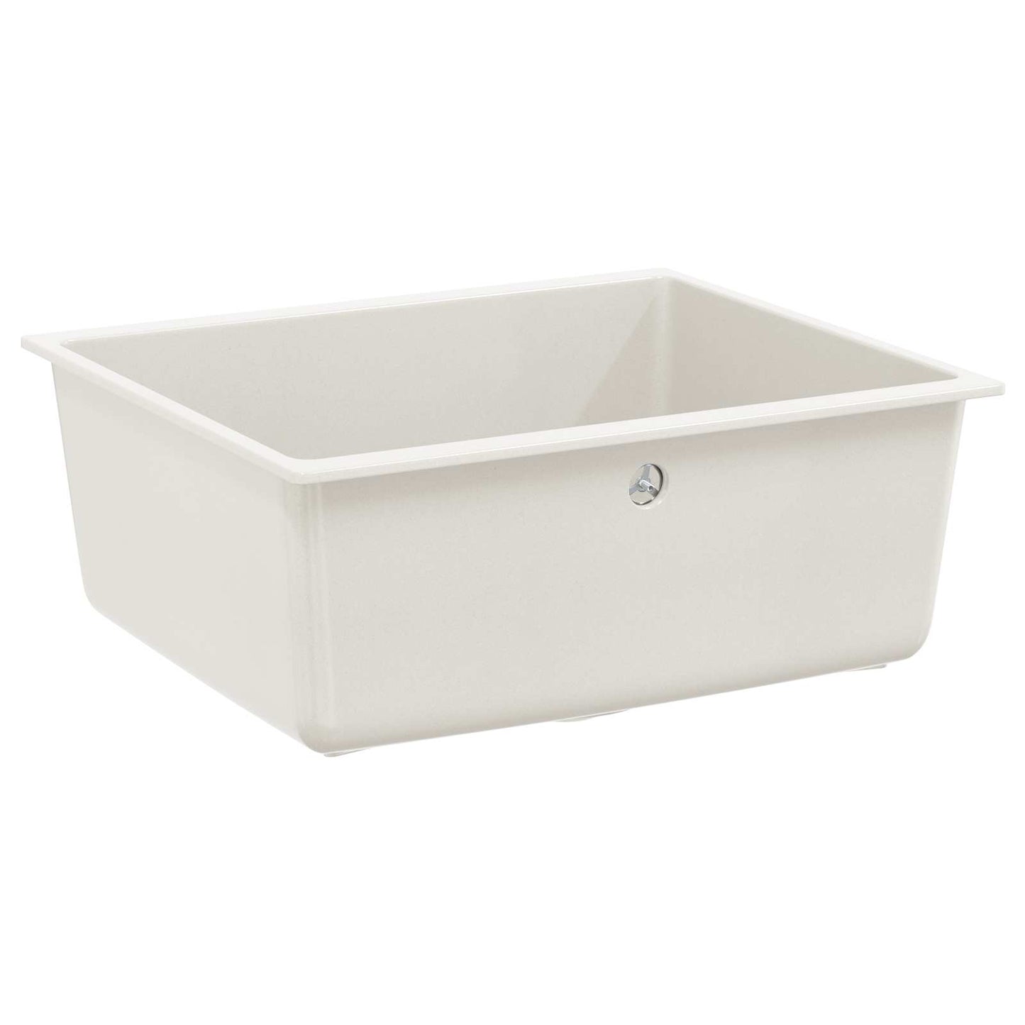 vidaXL Sink 80% Quartz and 20% Resin 530 x 460 mm White