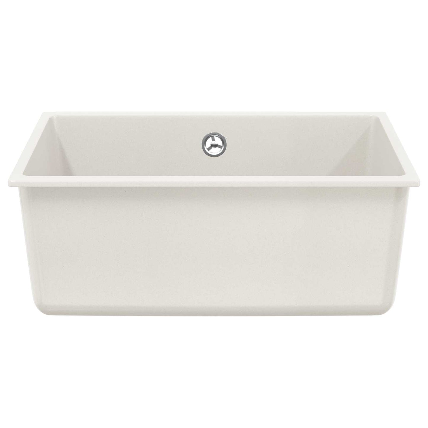 vidaXL Sink 80% Quartz and 20% Resin 530 x 460 mm White