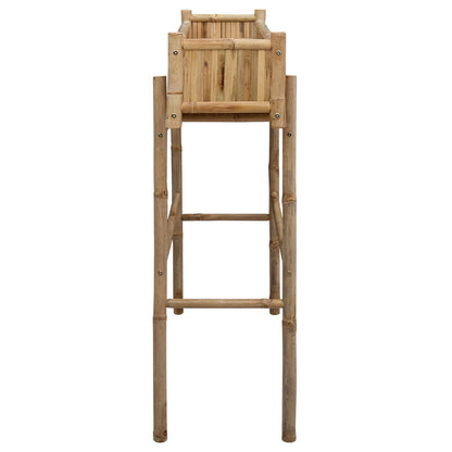 vidaXL Garden Planter with Holder Natural 100 x 38 x 114 cm Bamboo