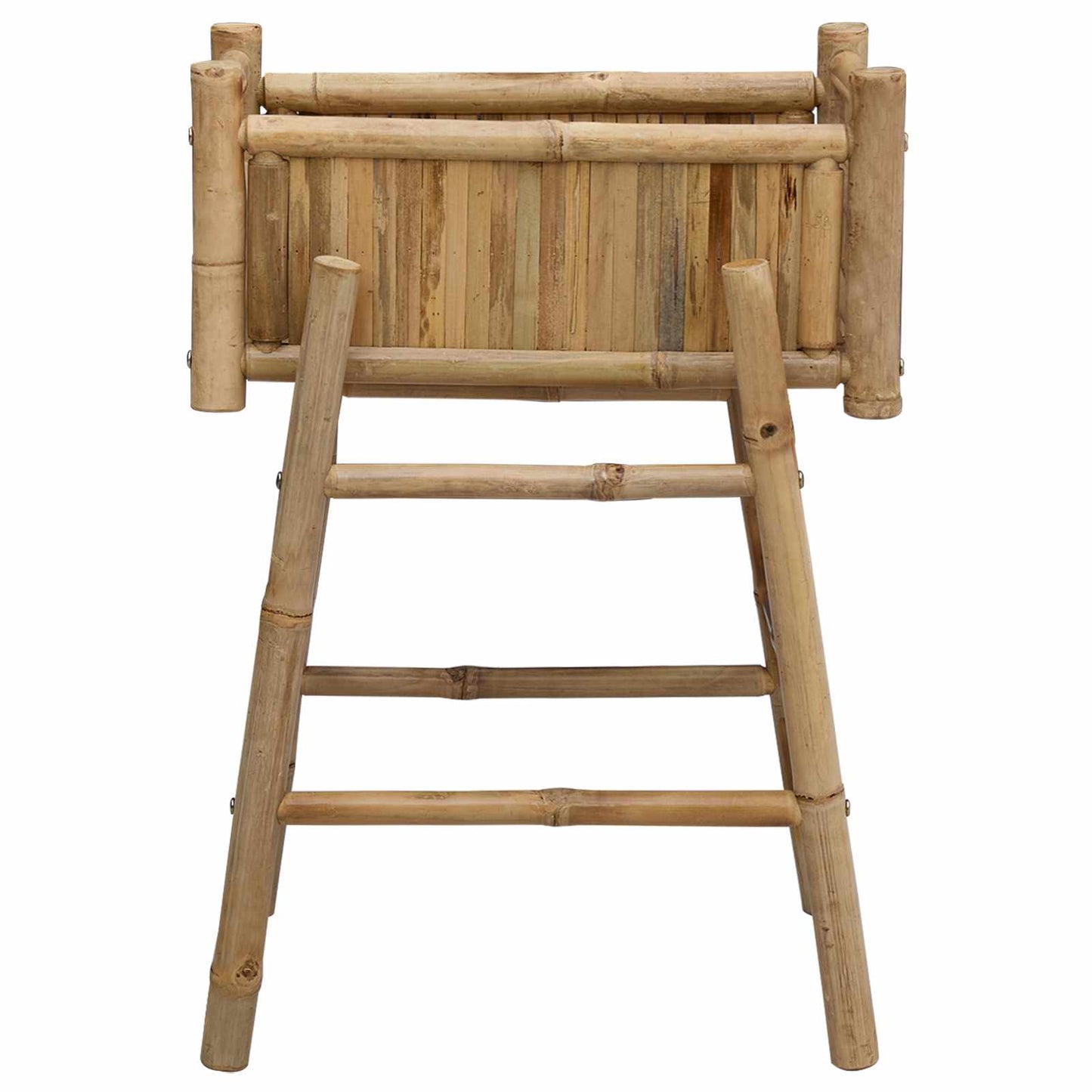 vidaXL Garden Planter with Holder Natural 50 x 38 x 74 cm Bamboo