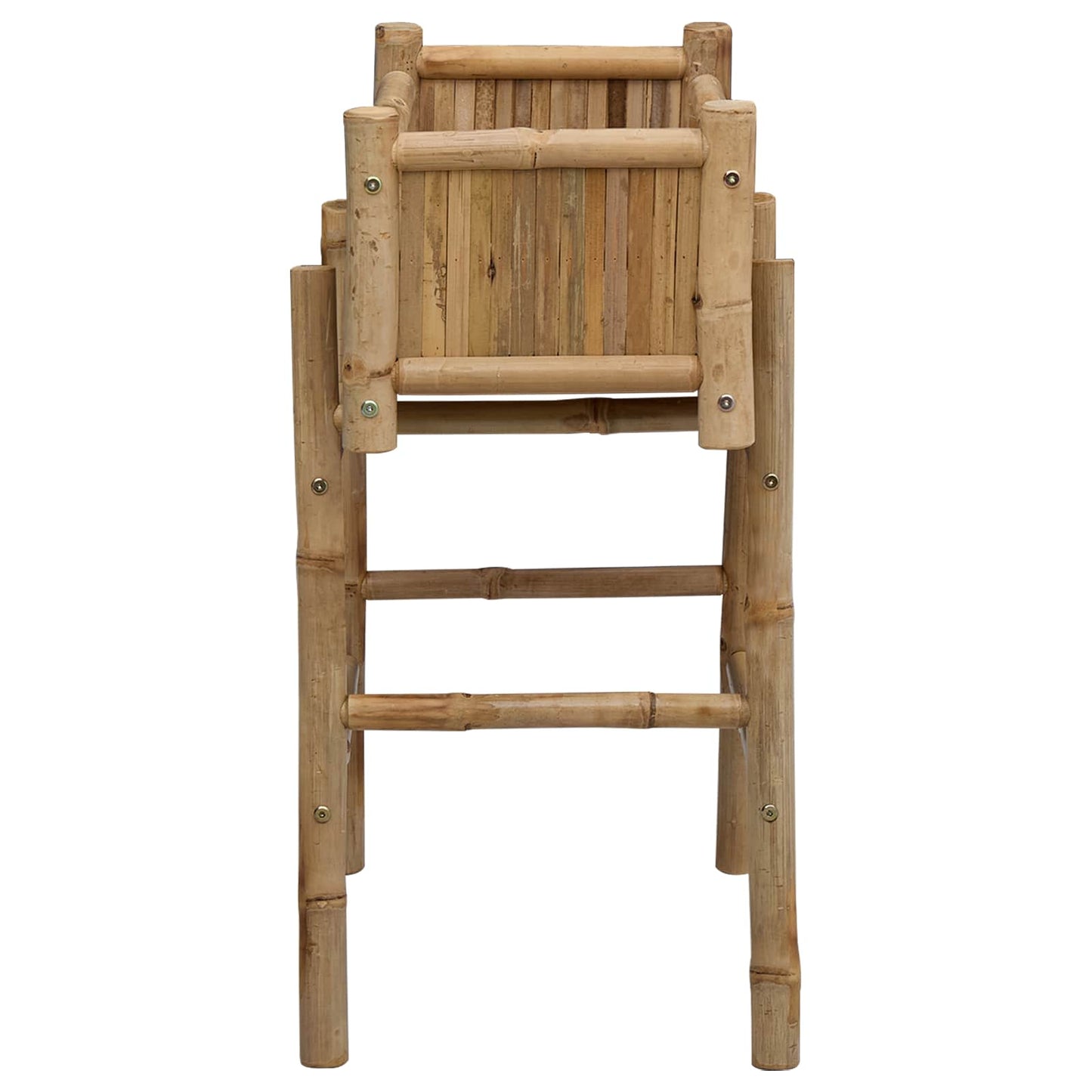 vidaXL Garden Planter with Holder Natural 50 x 38 x 74 cm Bamboo