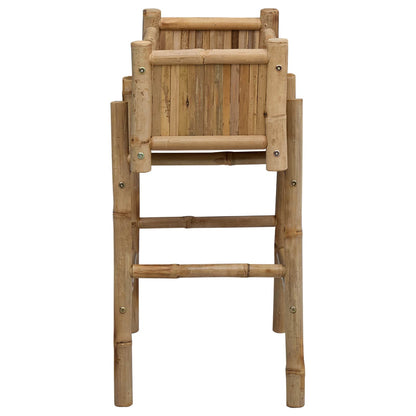 vidaXL Garden Planter with Holder Natural 50 x 38 x 74 cm Bamboo