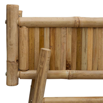 vidaXL Garden Planter with Holder Natural 50 x 38 x 114 cm Bamboo
