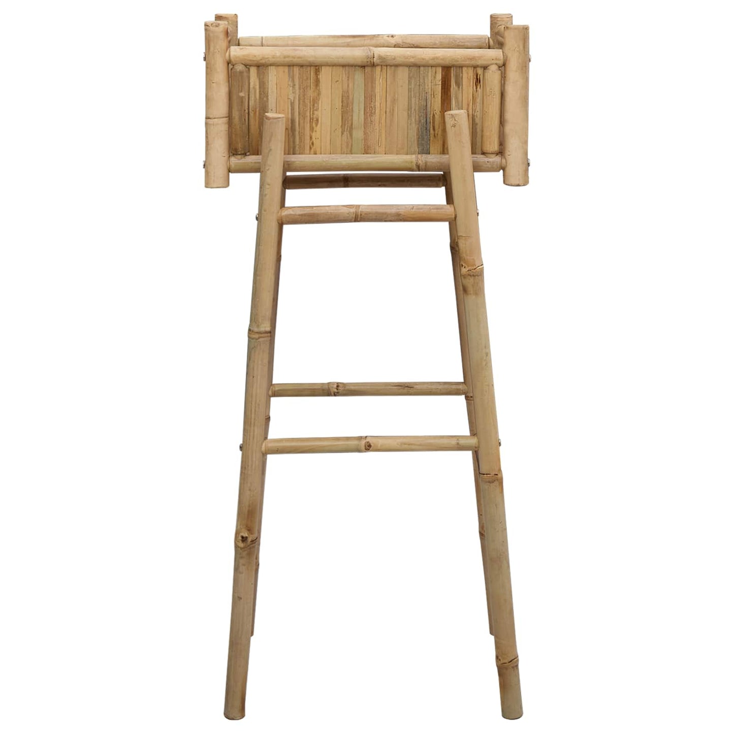 vidaXL Garden Planter with Holder Natural 50 x 38 x 114 cm Bamboo