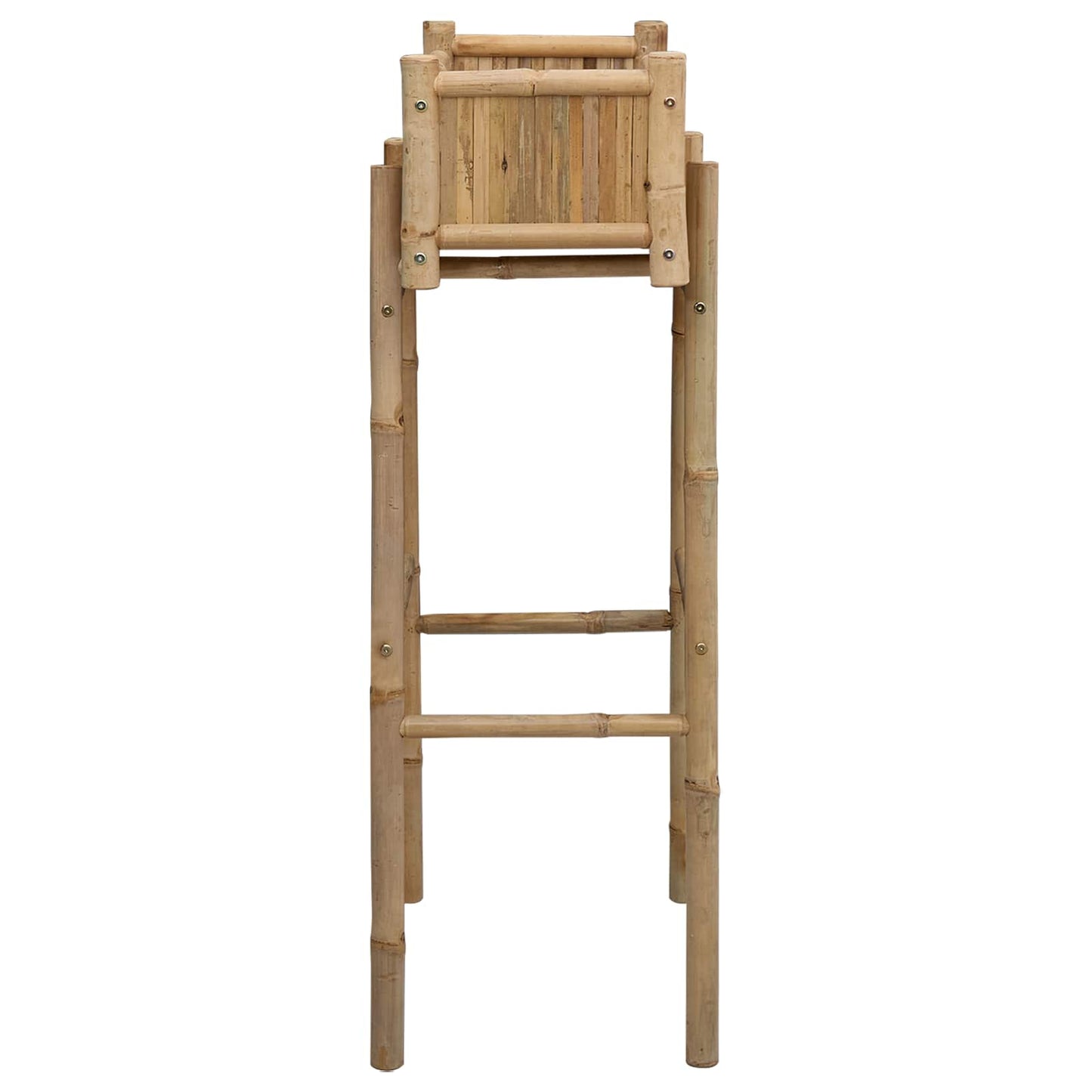 vidaXL Garden Planter with Holder Natural 50 x 38 x 114 cm Bamboo