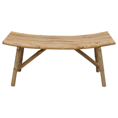 vidaXL Garden Bench Natural 110 x 45 x 50 cm Bamboo