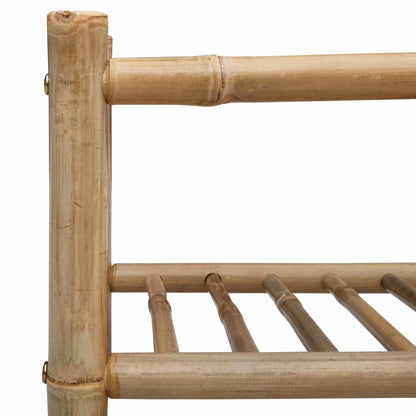vidaXL Shoe Rack with Shelf Natural 68 x 28 x 30 cm Bamboo