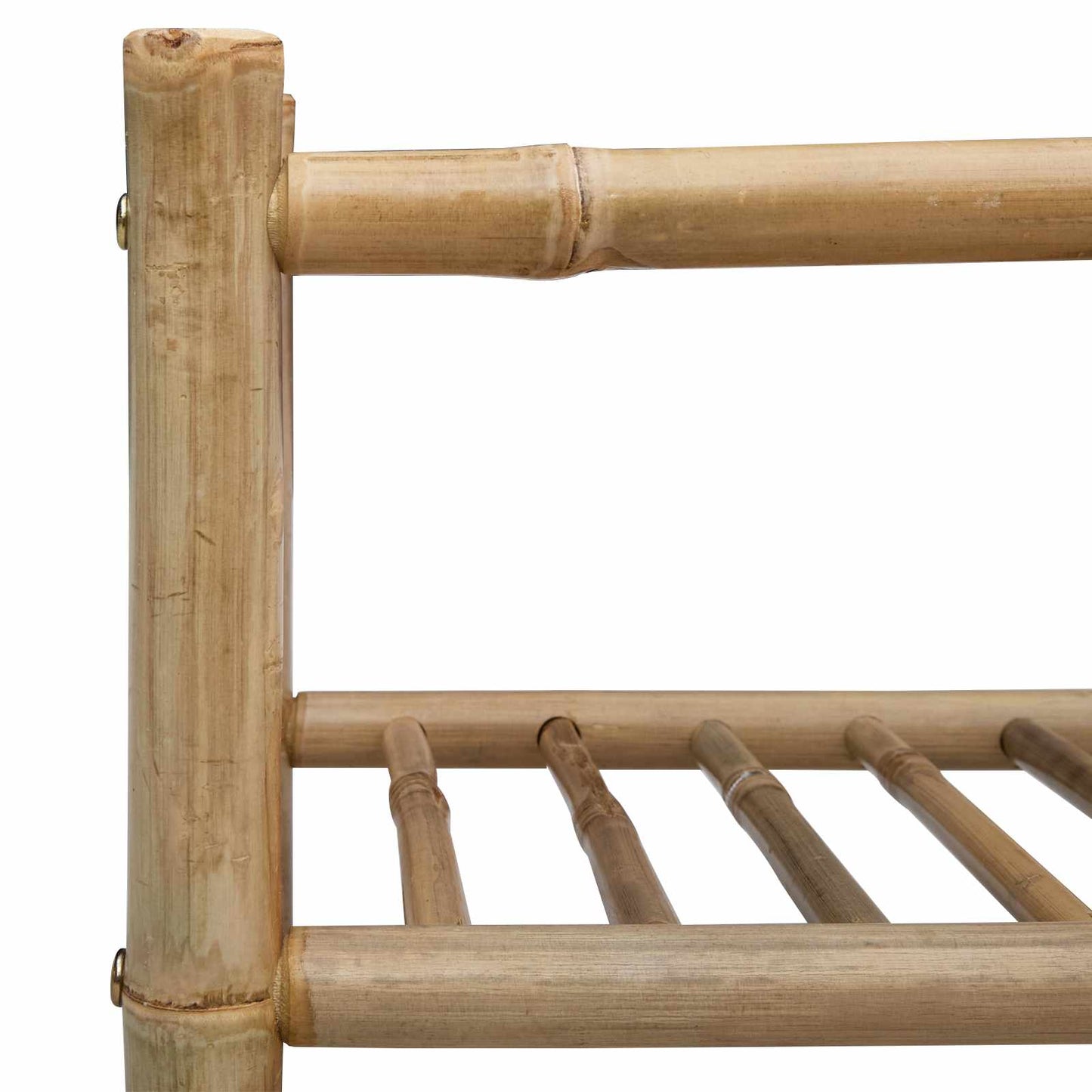 vidaXL Shoe Rack with Shelf Natural 68 x 28 x 63 cm Bamboo