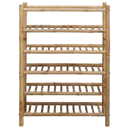 vidaXL Shoe Rack with Shelf Natural 68 x 28 x 96 cm Bamboo