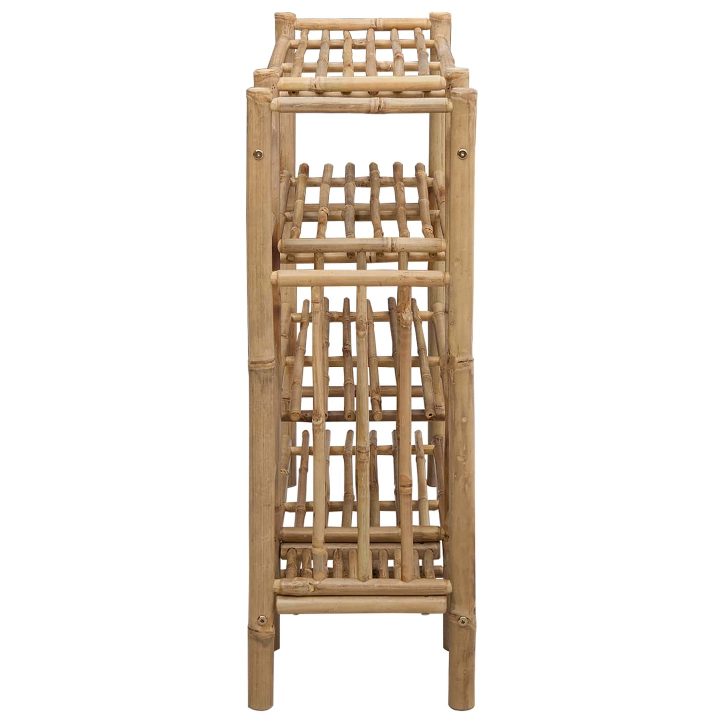 vidaXL Shoe Rack with Shelf Natural 88 x 27 x 80 cm Bamboo