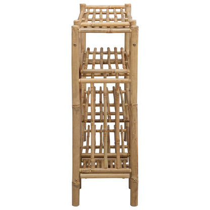 vidaXL Shoe Rack with Shelf Natural 88 x 27 x 80 cm Bamboo