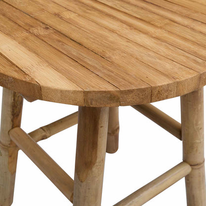 vidaXL Garden Stool Natural Ø 38 x 42 cm Bamboo