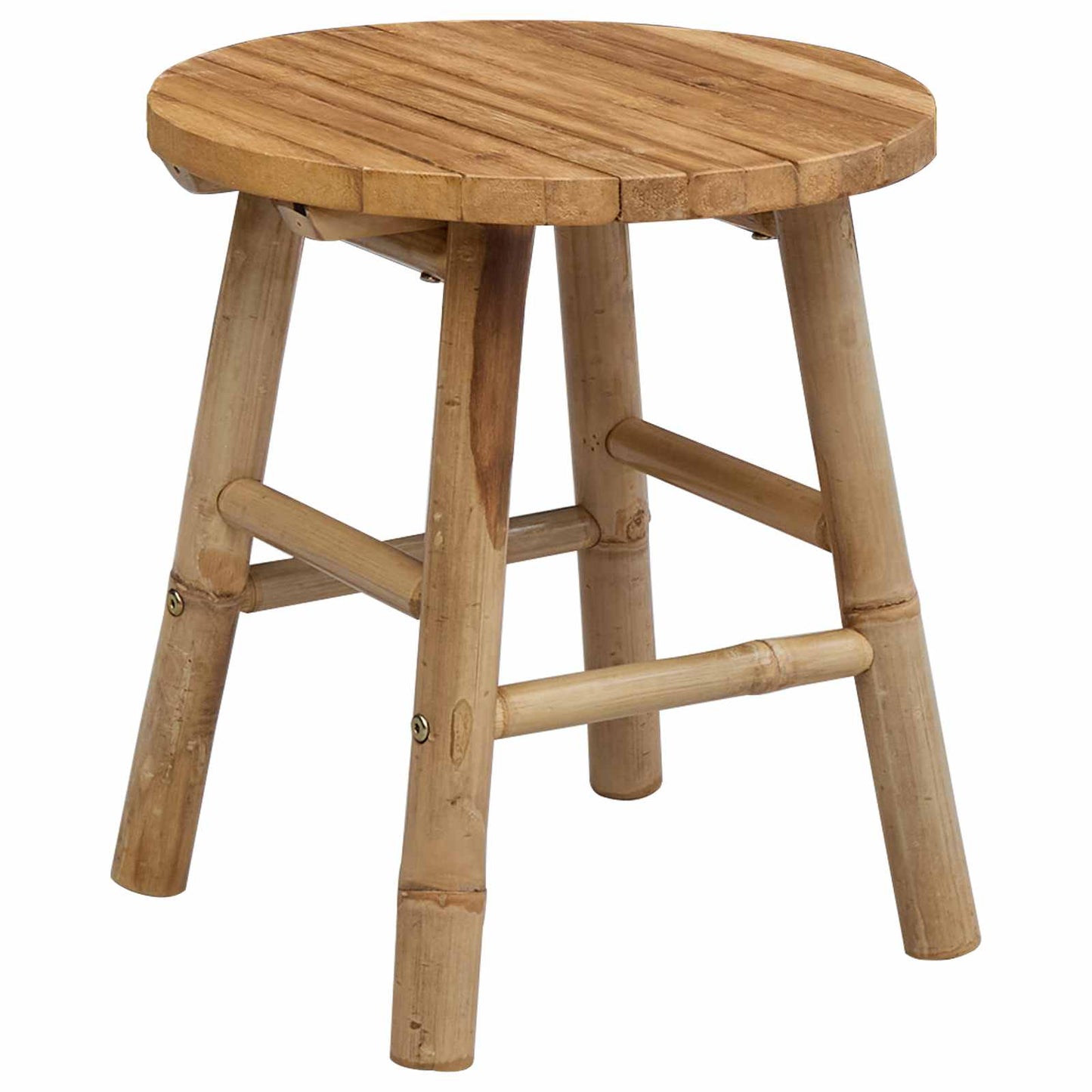 vidaXL Garden Stool Natural Ø 38 x 42 cm Bamboo