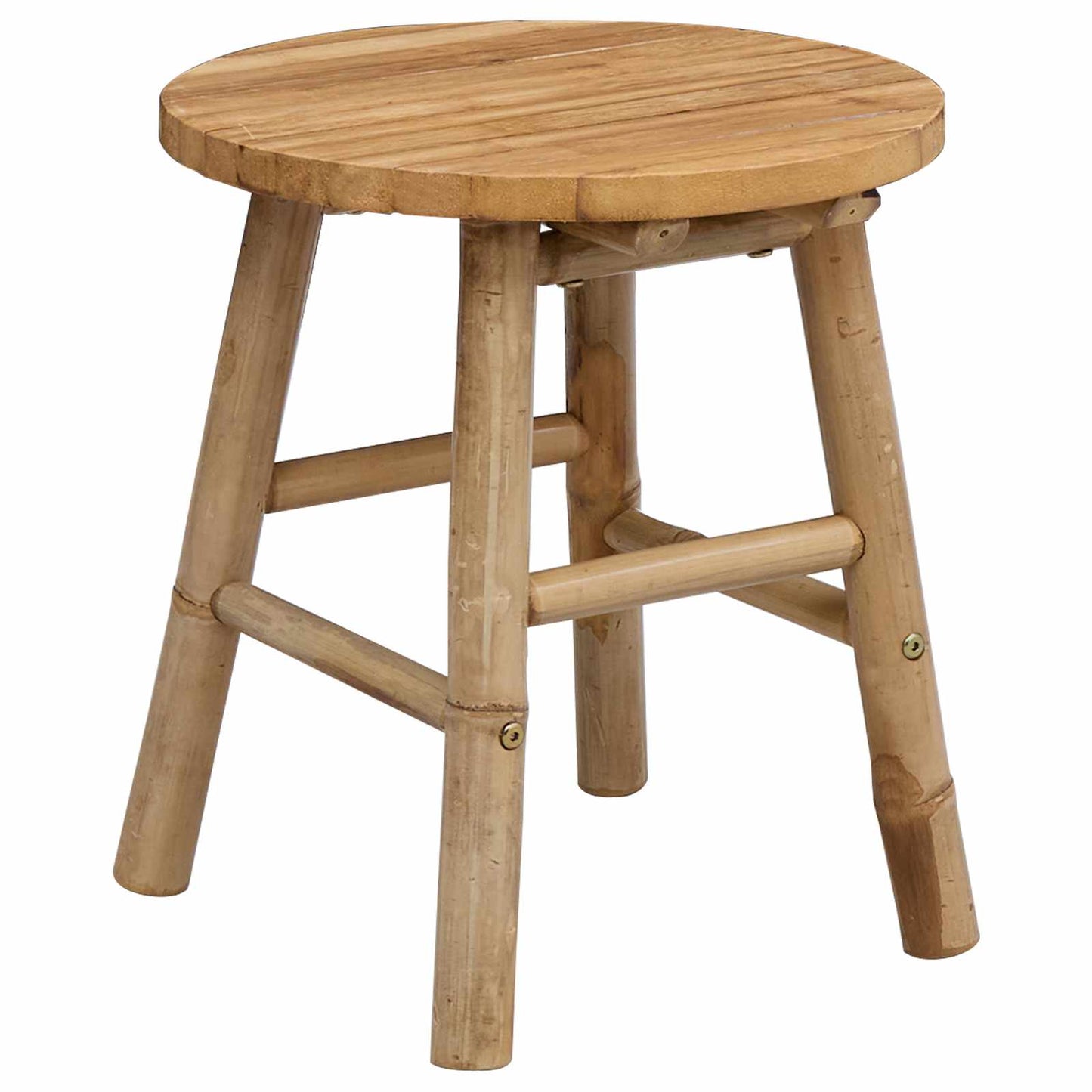 vidaXL Garden Stool Natural Ø 38 x 42 cm Bamboo