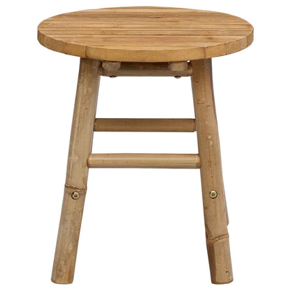 vidaXL Garden Stool Natural Ø 38 x 42 cm Bamboo