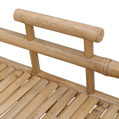 vidaXL Wine Trolley with Wheels Natural 85 x 50 x 93 cm Bamboo