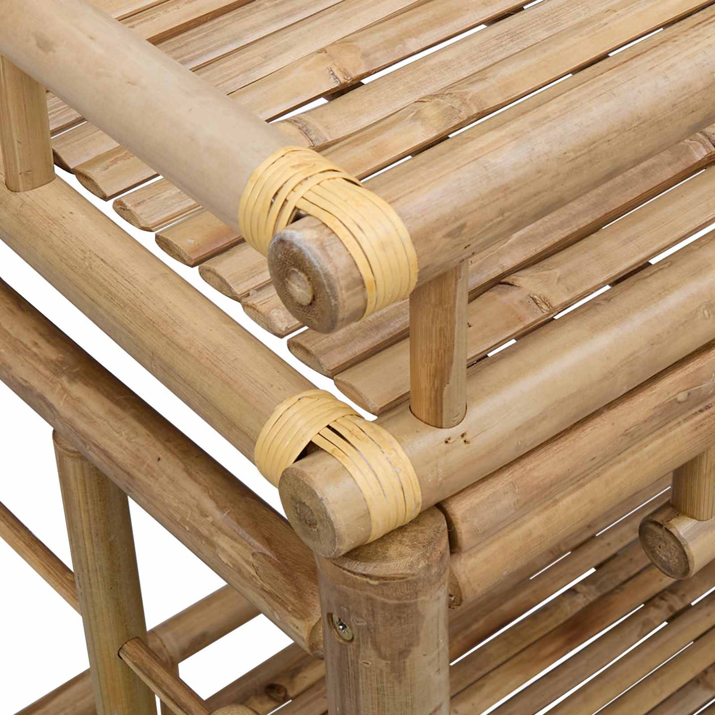 vidaXL Wine Trolley with Wheels Natural 85 x 50 x 93 cm Bamboo