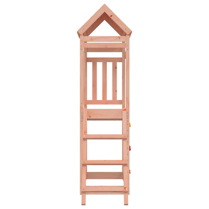 vidaXL Play Tower Brown 110.5 x 52.5 x 214 cm Solid Douglas Wood