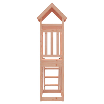 vidaXL Play Tower Brown 110.5 x 52.5 x 214 cm Solid Douglas Wood