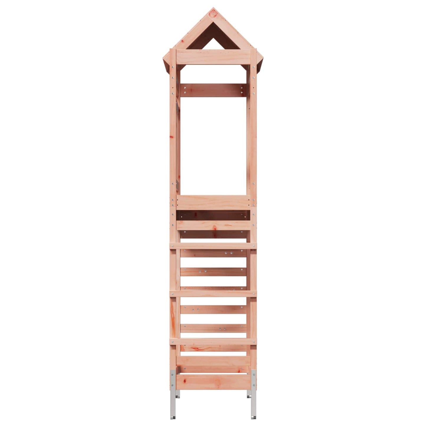 vidaXL Play Tower Brown 52.5 x 85 x 238 cm Solid Douglas Wood