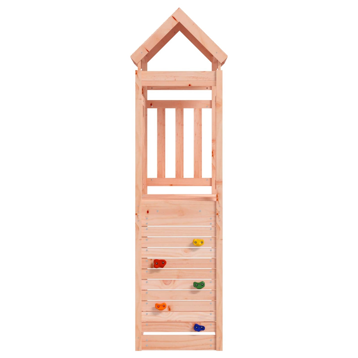 vidaXL Play Tower Brown 53 x 110.5 x 214 cm Solid Douglas Wood