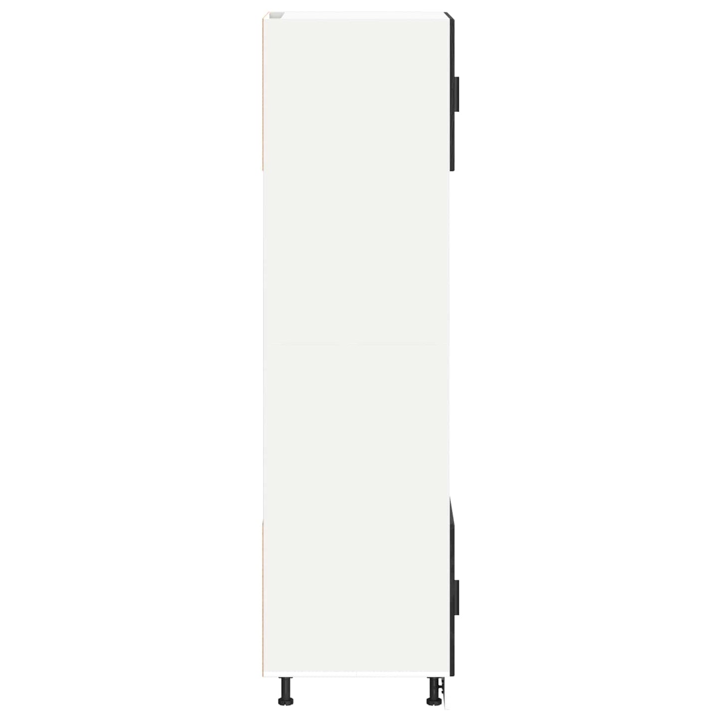 vidaXL Oven Cabinet PORTO Black Oak 60 x 57 x 207 cm Engineered Wood