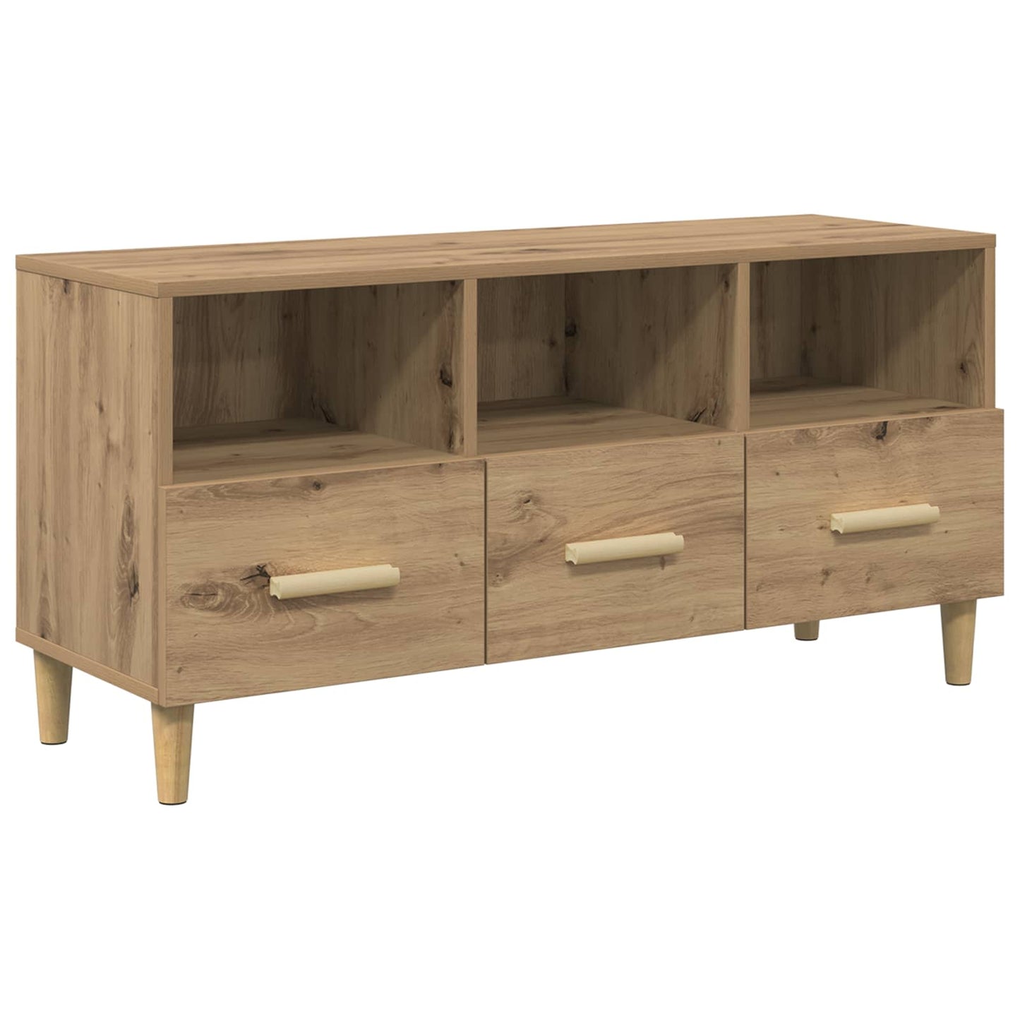 vidaXL TV Cabinet 102 x 36 x 50 cm Artisian Oak Engineered Wood