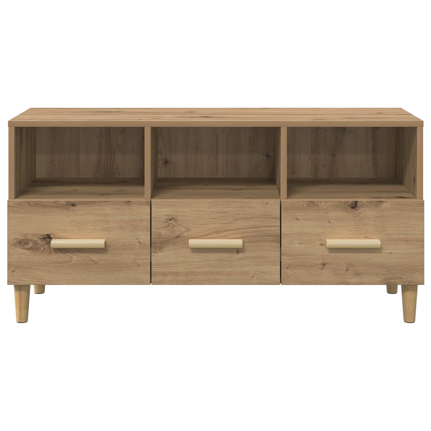 vidaXL TV Cabinet 102 x 36 x 50 cm Artisian Oak Engineered Wood