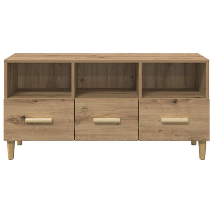 vidaXL TV Cabinet 102 x 36 x 50 cm Artisian Oak Engineered Wood