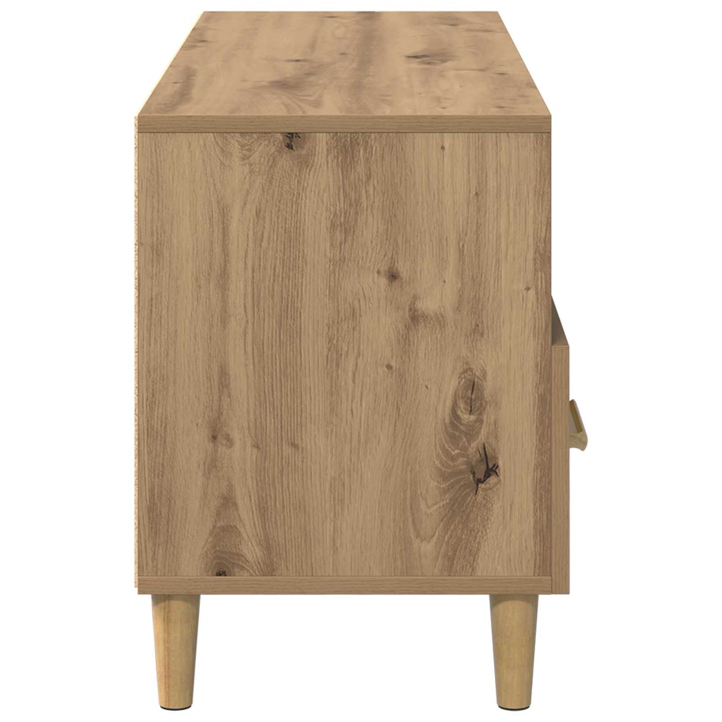 vidaXL TV Cabinet Artisian Oak 102 x 36 x 50 cm Engineered Wood