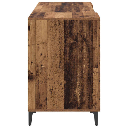 vidaXL Desk with Storage Old Wood 140 x 50 x 75 cm Engineered Wood