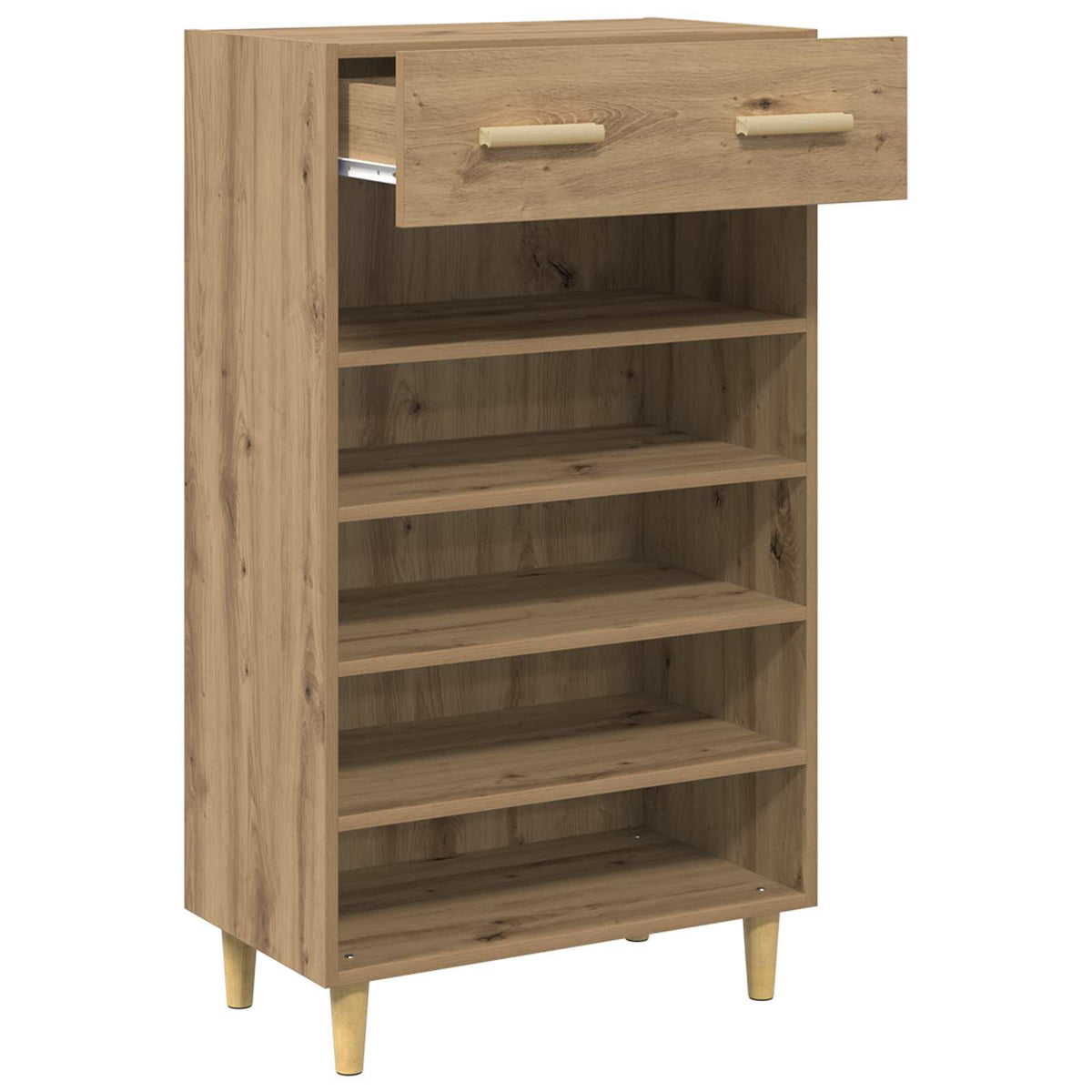 vidaXL Shoe Cabinet 60 x 35 x 105 cm Engineered Wood Artisan Oak