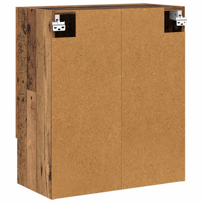 vidaXL Wall Cabinet Old Wood 60 x 31 x 70 cm Engineered Wood