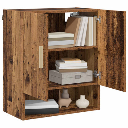 vidaXL Wall Cabinet Old Wood 60 x 31 x 70 cm Engineered Wood