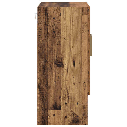 vidaXL Wall Cabinet Old Wood 60 x 31 x 70 cm Engineered Wood