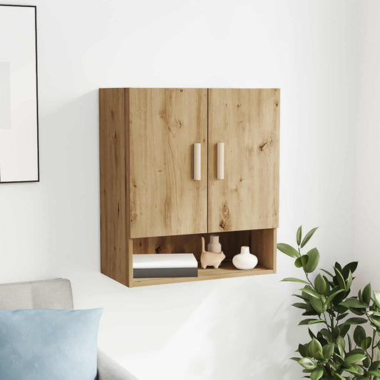 vidaXL Wall Cabinet 60 x 31 x 70 cm Engineered Wood Artisian Oak