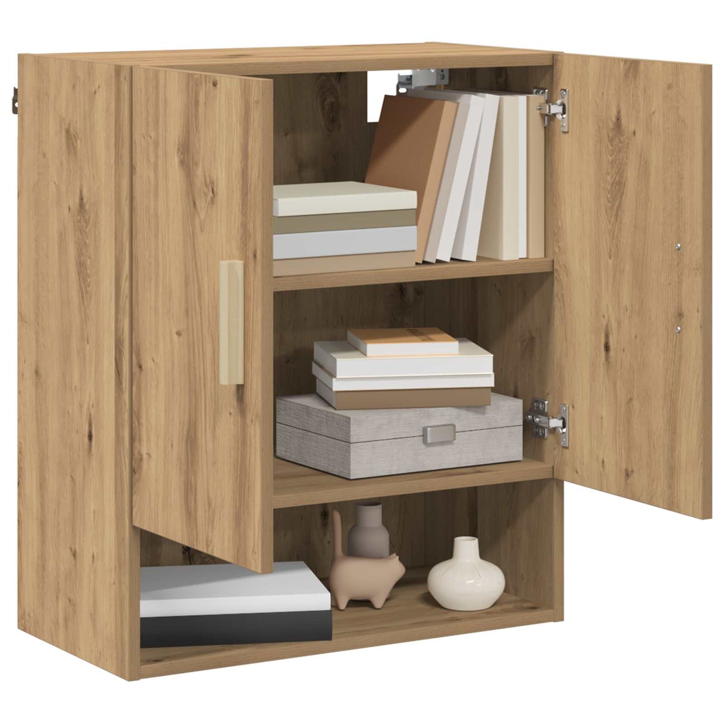 vidaXL Wall Cabinet 60 x 31 x 70 cm Engineered Wood Artisian Oak