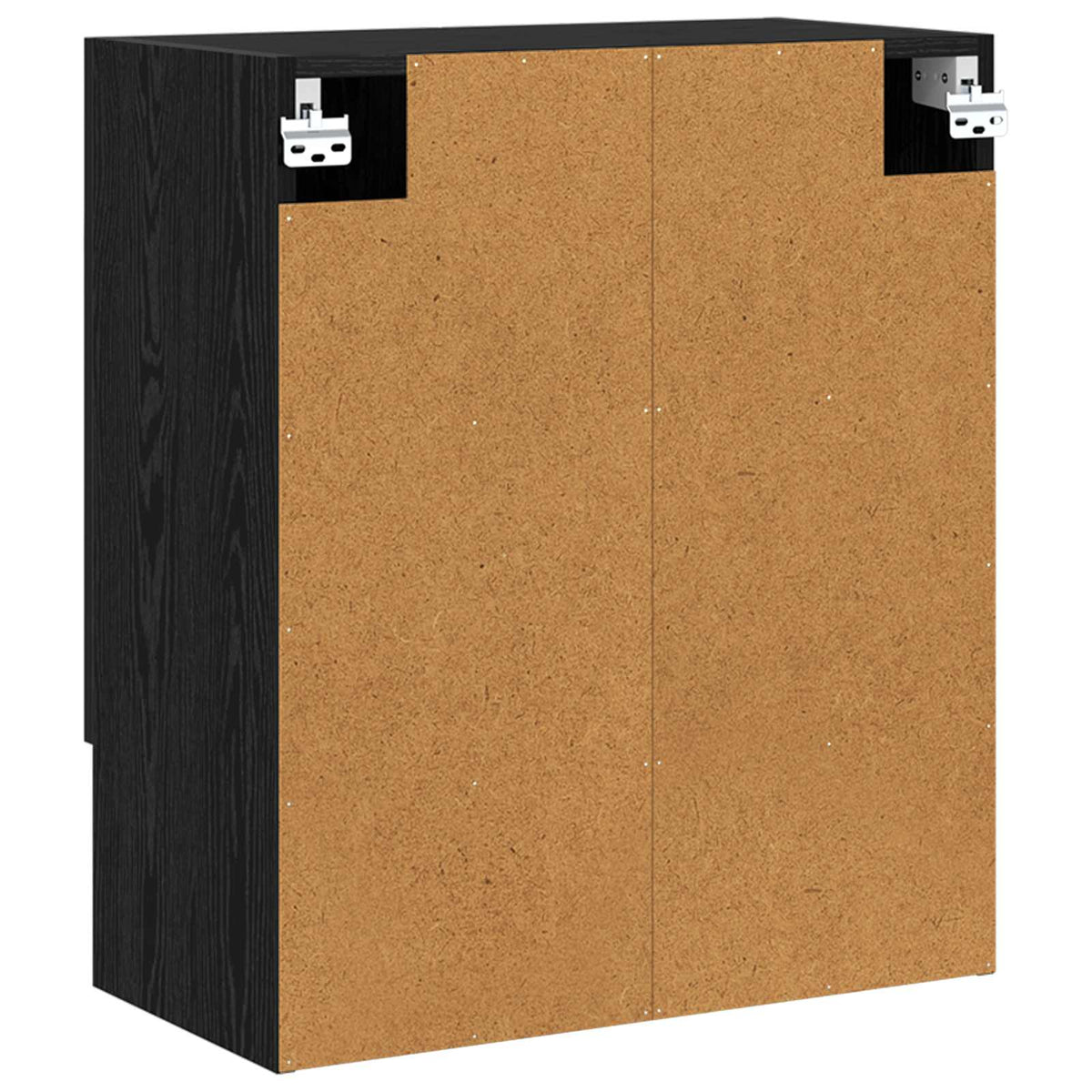 vidaXL Wall Cabinet 60 x 31 x 70 cm Engineered Wood Black Oak