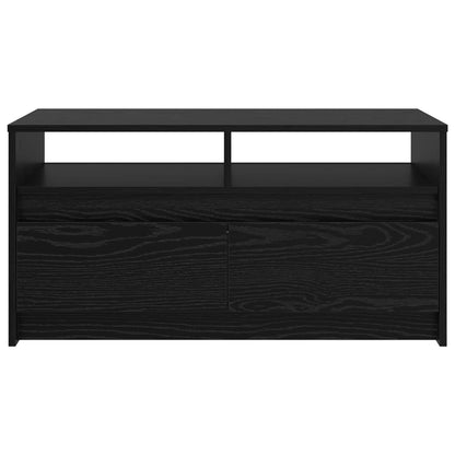 vidaXL Coffee Table Black Oak 90 x 50 x 45 cm Engineered Wood