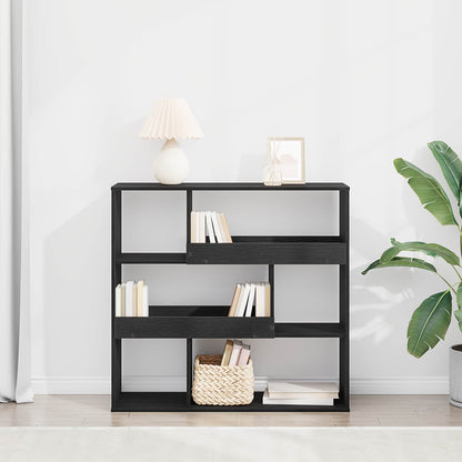 vidaXL Book Shelf 4-Tier 100 x 33 x 94.5 cm Engineered Wood Black Oak