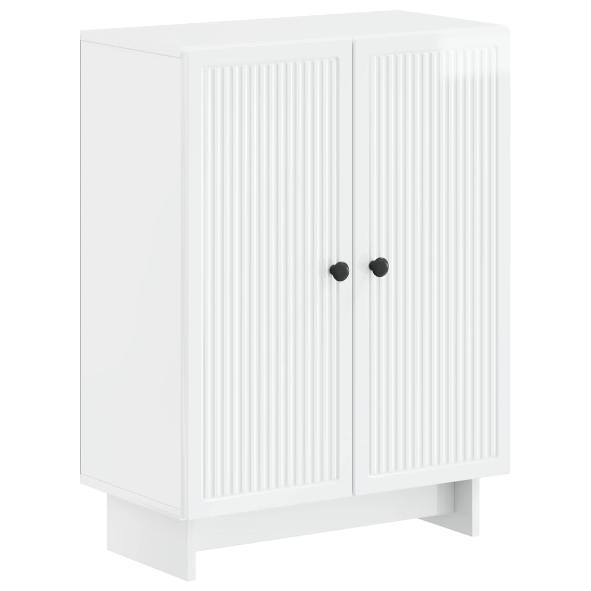 vidaXL 3 Piece Bathroom Cabinet Set EDE High Gloss White