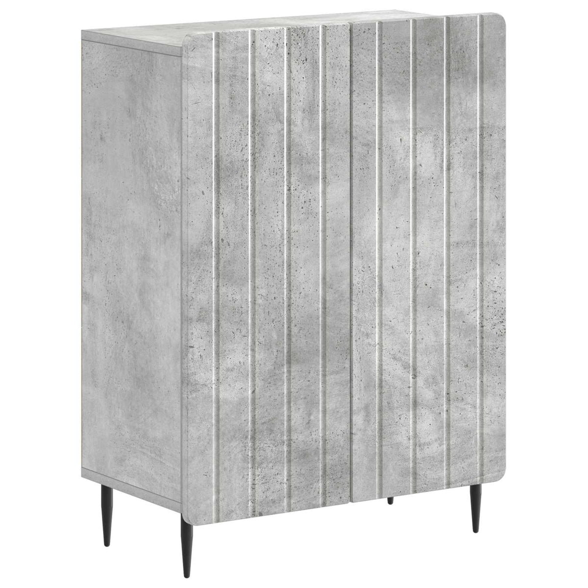 vidaXL 3 Piece Bathroom Cabinet Set ZWOLLE Concrete Grey