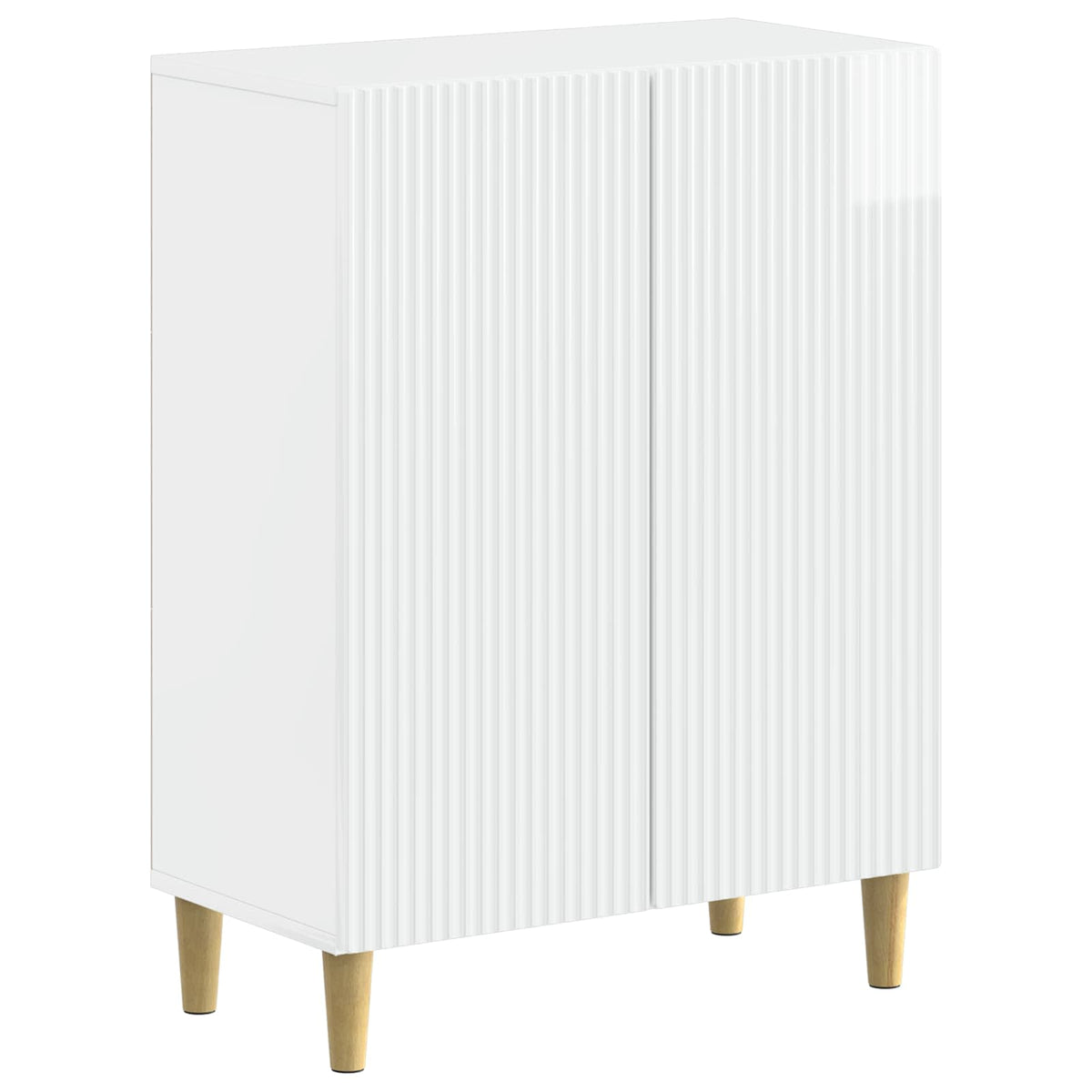 vidaXL 3 Piece Bathroom Cabinet Set ARNHEM High Gloss White