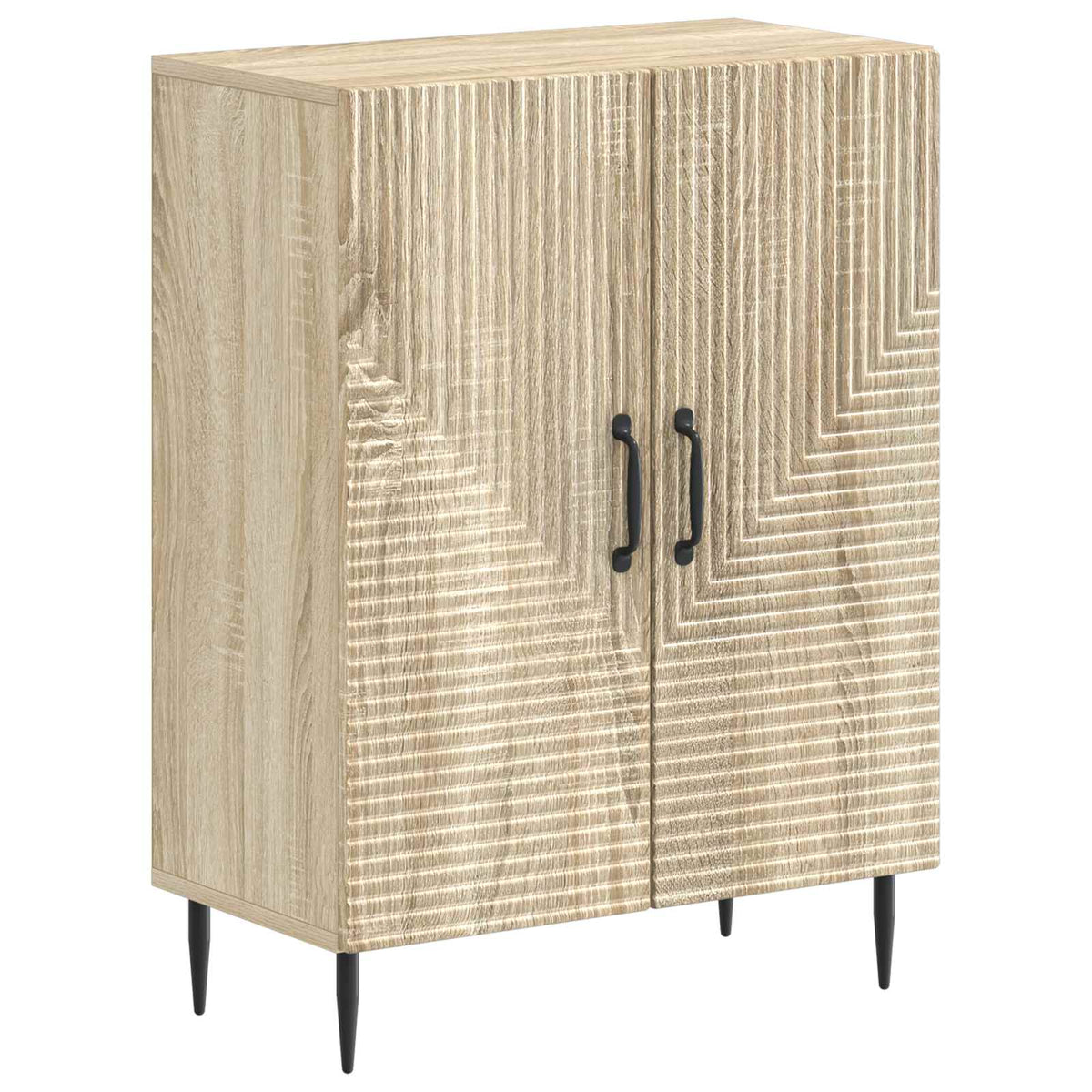 vidaXL 3 Piece Bathroom Cabinet Set HAARLEM Sonoma Oak Engineered Wood