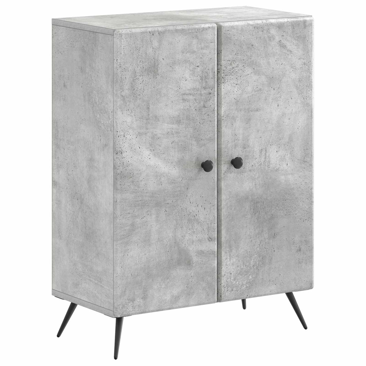 vidaXL 3 Piece Bathroom Cabinet Set BREDA Concrete Grey