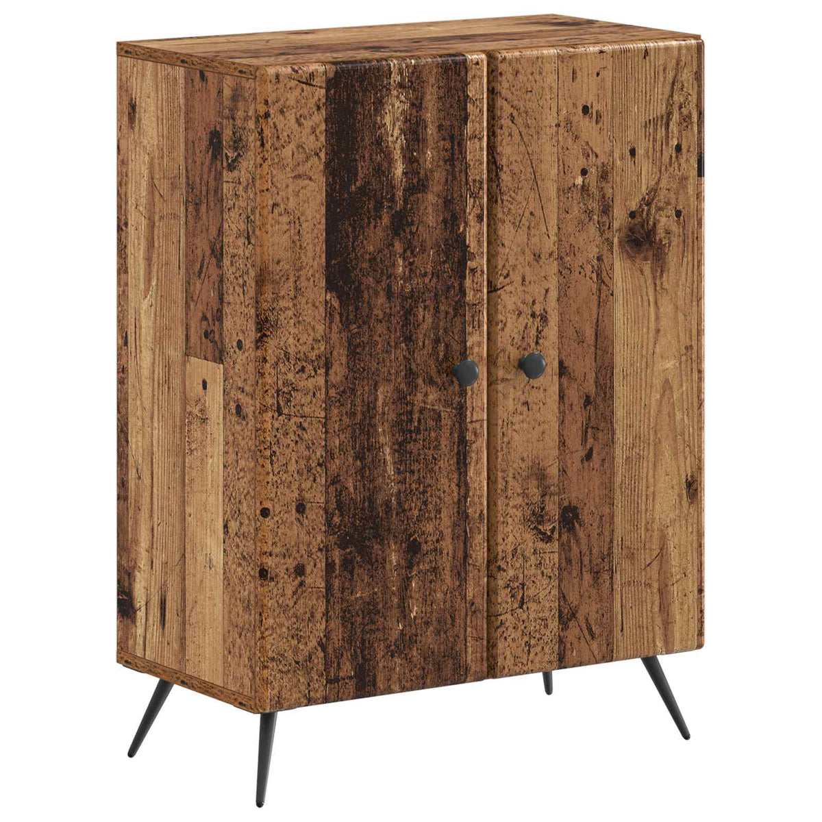 vidaXL 3 Piece Bathroom Cabinet Set BREDA Old Wood Engineered Wood