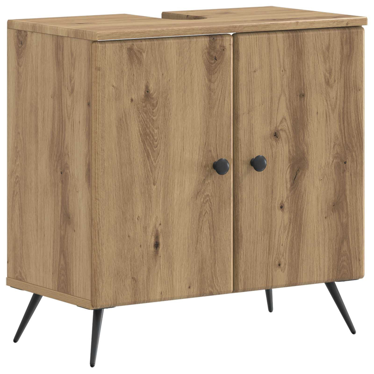 vidaXL 3 Piece Bathroom Cabinet Set BREDA Artisan Oak Engineered Wood