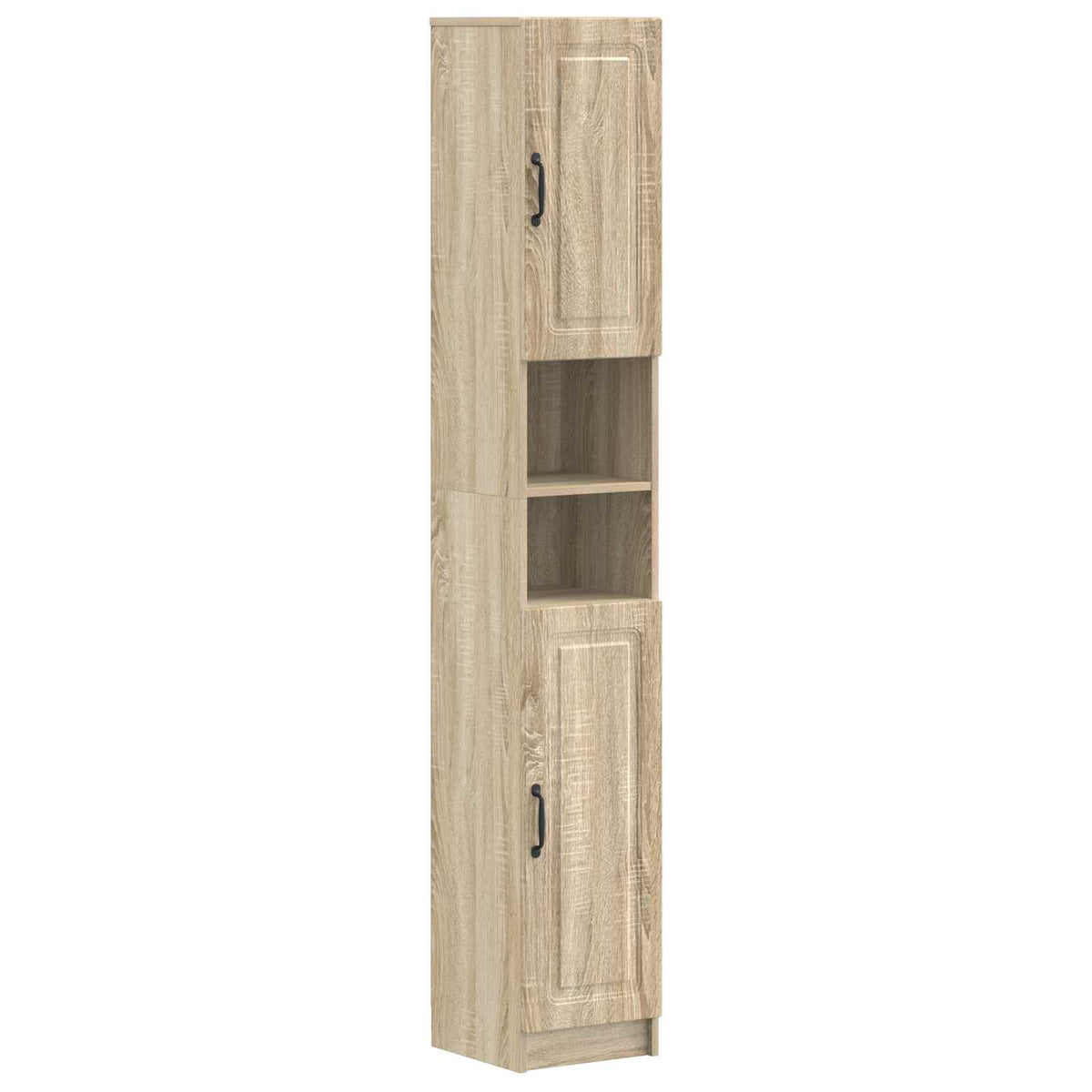 vidaXL 3 Piece Bathroom Cabinet Set UTRECHT Sonoma Oak Engineered Wood