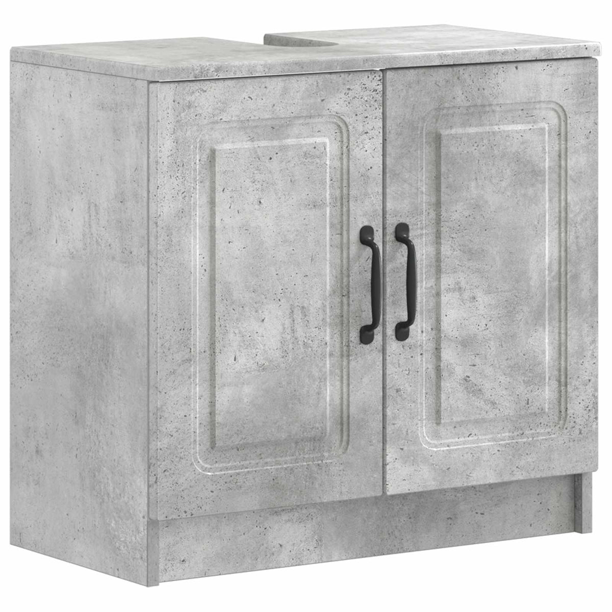vidaXL 3 Piece Bathroom Cabinet Set UTRECHT Concrete Grey